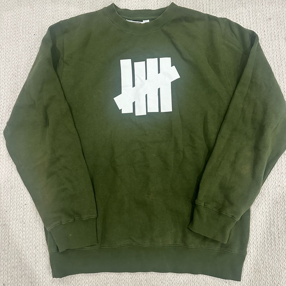 Undefeated Olive Crewneck Sweater